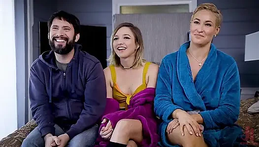 Lezbiyen genç eliza jane üvey anne Ryan Keely'den anal intikam alıyor