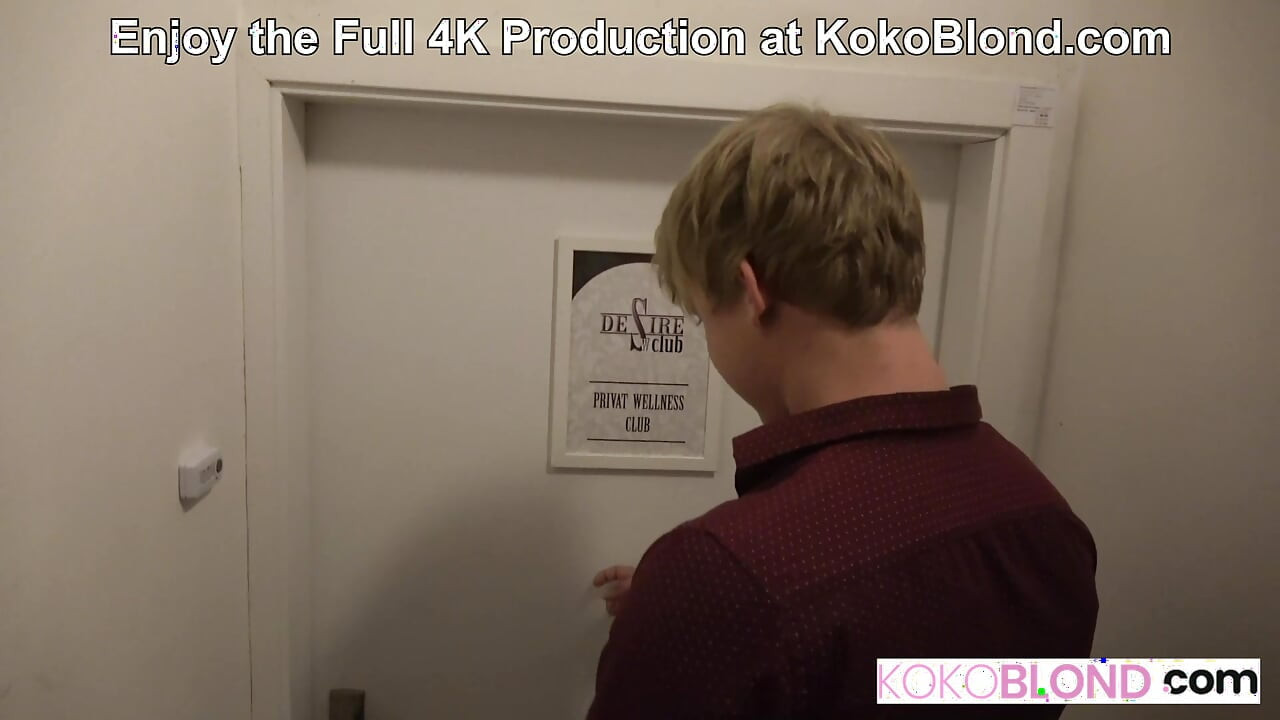 Nine ve dedeyle eğleniyor! KokoBlond'da biseksüel üçlü seks