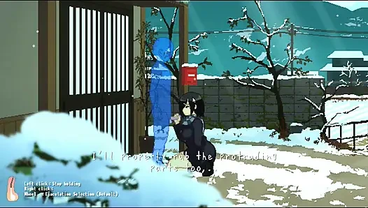 Hentai igra - Ogromne sise cura grubo se jebe po hladnom vremenu