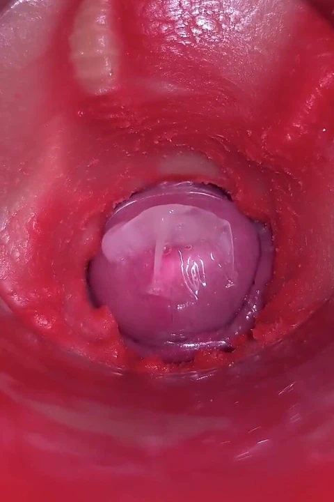 Amcığın içindeki kamera - amına güçlü boşalma! En iyi iç asmr