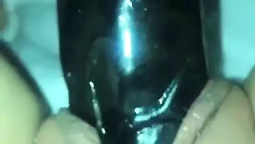 Meine Feuchte Fotze mit dem Dildo befriedigt