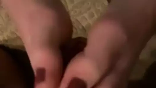 footjob içinde çorap ve yalınayak