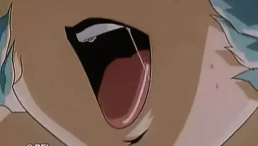 Hentai genç kız büyük bir yarak alıyor ve sonra teselli ediliyor ve o büyük şişman yarağın tadını çıkarıyor