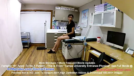 Kameralar, miss mars'ın spekulum jinekolog muayene doktoru tampa'yı yakaladı