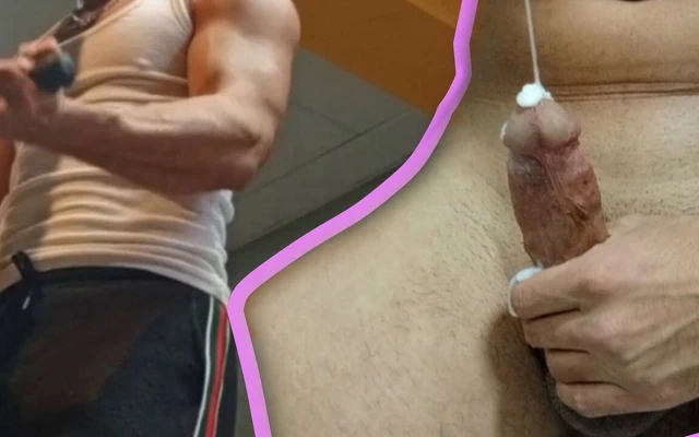 Spor Salonundaki Kızı Hayal Ettim Ve Boşaldım.