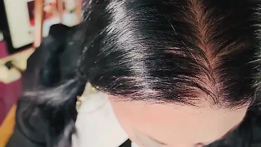 Wednesday Addams Smokes A Cigarette For Her Ghouls! Tina Snua Smoking A Cork Cig - OMI Snap Inhales OME Drifting