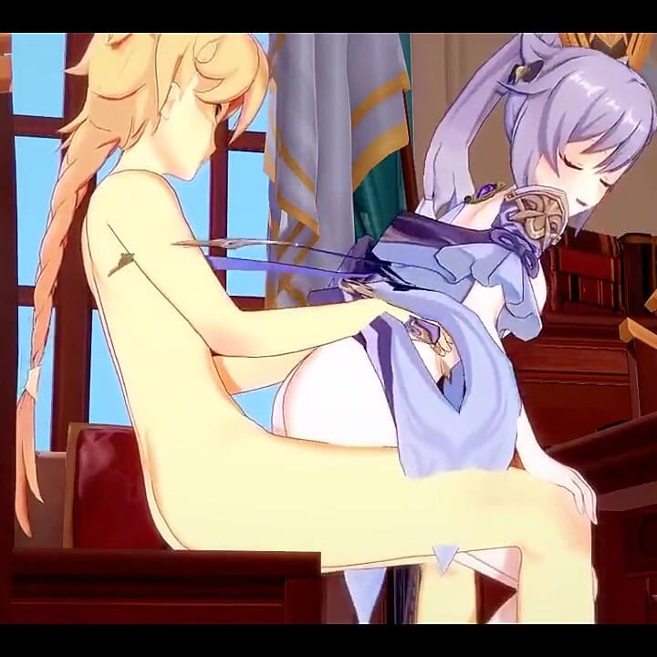 Genshin impact hentai - aether x ganyu oral seks ve sikiş - Japon Asyalı manga anime oyunu porno