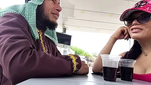 Bar Seduction: Latina Temptress Takes Arab Stranger Home for Raw, Standing Passion