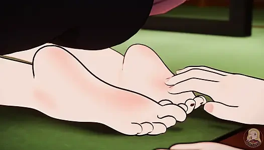 Lumine and Hutao tickling challenge