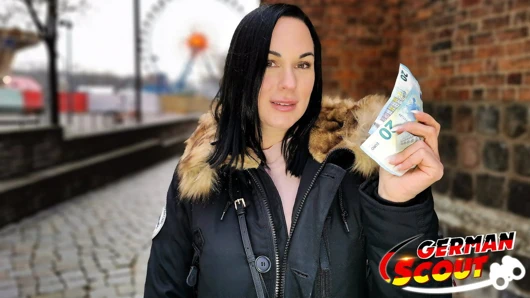 Alman izci - milf lena gerçek pick up'ta kirli fuck ile konuşmak