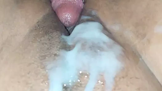 Cumshot üzerinde klitoris