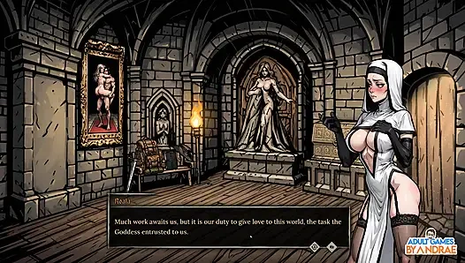 Sexorcismus: Lust geständnis gameplay teil 5 – Abbess Roala Boss Fight & inner sanctuary battle