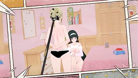 Astra Yao x Evelyn Chevalier (Zenless Zone Zero), sakin ve rahat bir gün