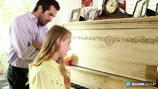 Teen Hannah Hays Fucks Her Piano Instructor