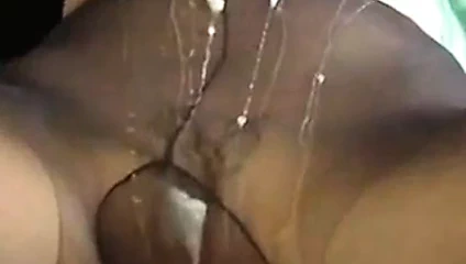 siyah külotlu çorap footjob