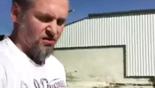 Alman baba boşalıyor