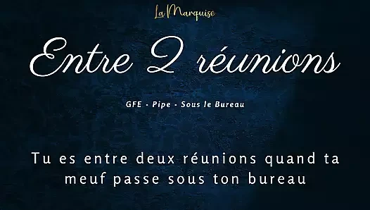 Kız arkadaşın toplantılar arasında seni masanın altında emiyor | Audio Porn English