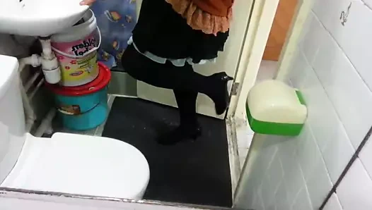 külotlu çorap teaser 13 ile siyah patent pompaları