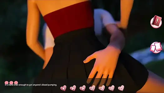 Helping the hotties #3 - Johannes took a sneak peak to see what the girl in the cabin is up to.