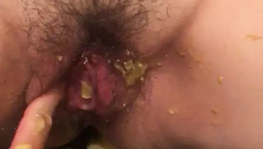 Asya eş Başlarken dik tarafından banana