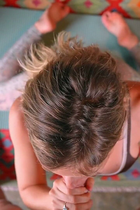 Yoga minderinde tam kullandım