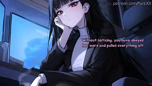 Rio from Blue Archive tests her new innovation on you (Feet and Pantyhose)