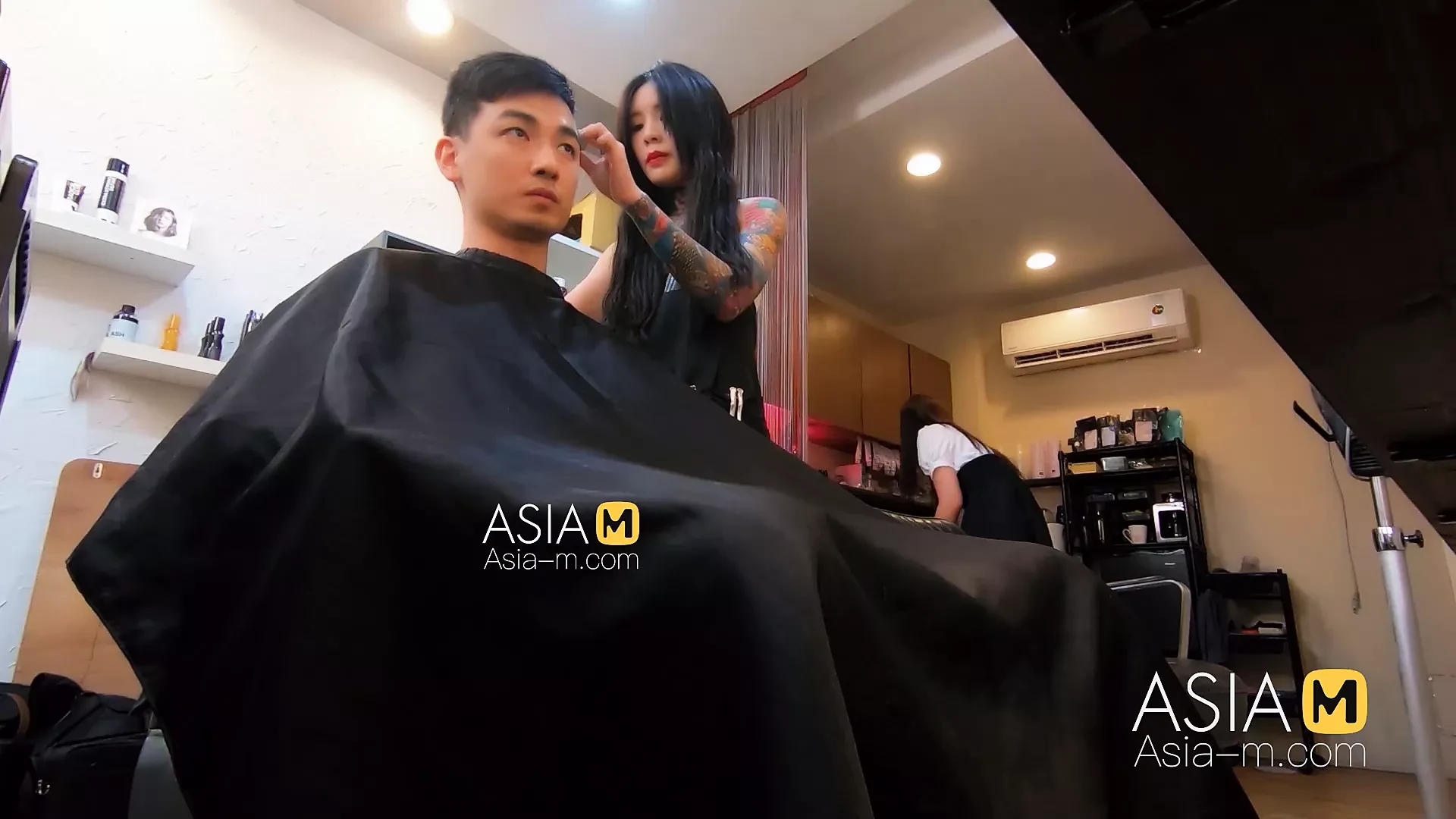 ModelMedia Asia-Barber Shop Bold Sex-Ai Qiu-MDWP-0004-Best Original Asia Porn Video