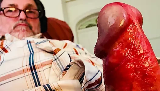 Babanın sulu penisi sergileniyor