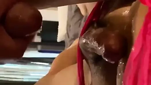 Dev cumshot üzerinde cd horoz
