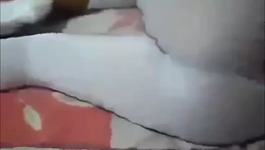 Meu sobrinho me filmando no quarto