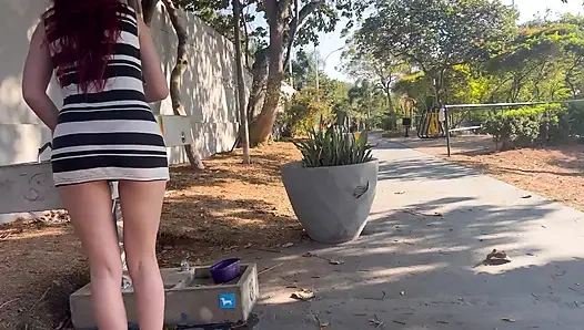 Karımı gösteriş yapmak için parka götüreceğim