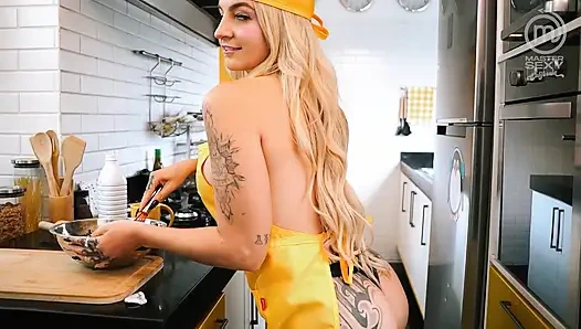Hot lesbian Latinas cooking - Part 2 - SFW