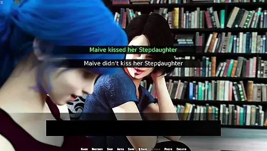 Cheating Lesbian Stepmom Massaging Stepdaughter Big Boobs