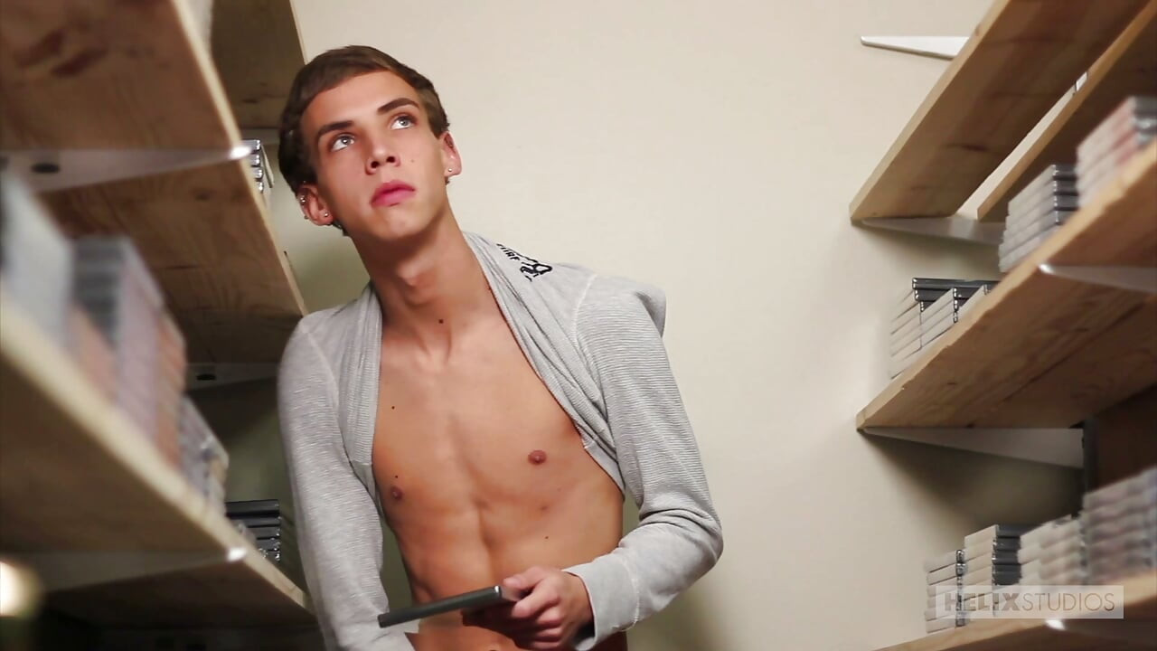 Twink Caught Jerking
