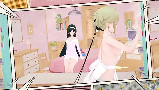 Astra Yao x Evelyn Chevalier (Zenless Zone Zero), sakin ve rahat bir gün