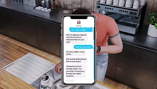 Breeze of Passion 2 Adam akşam yemeğini ödemek için bulaşıkları yıkamak zorunda kaldı