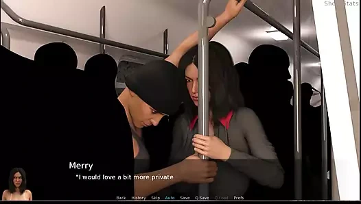 Ateşli evli kadın #18 - Merry ofiste kendisiyle oynuyor