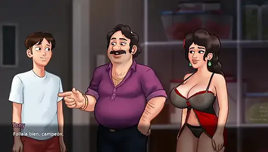 Olgunu kocasının gavatıyla paylaşıyor - yaz mevsimi efsanesi
