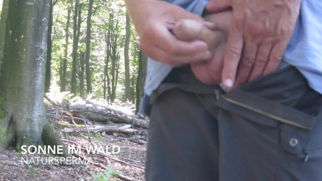 Sperma im wald ormanda boşalıyor
