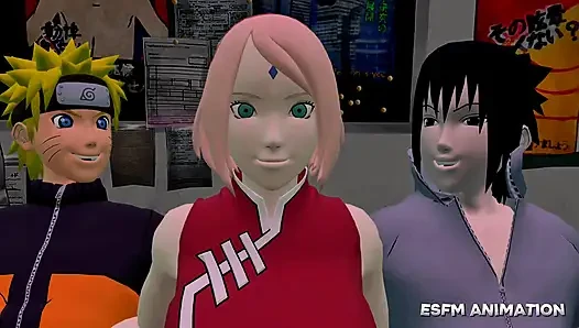 Naruto & Sasuke With Sakura