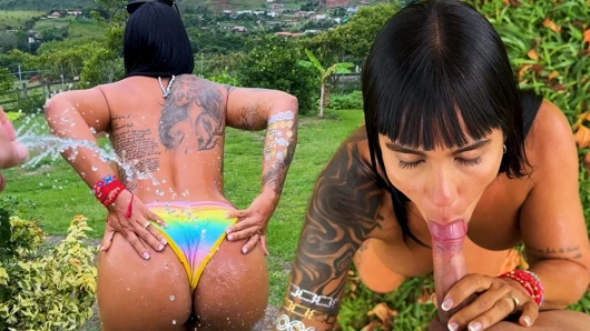 I fuck the gardener on my farm while my husband is away - Sayafit