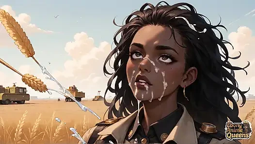 Zenci sirenin buğday tarlası baştan çıkarması - en iyi zenci xxx!