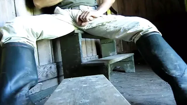 Vahşi yaşam gözlem kabininde açık havada 31 talimatı - boşalma yok