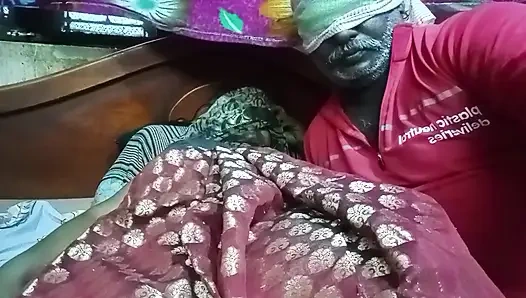 Video of Aunty and Delivery Boy Excited for Rain