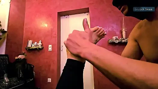 Sheela Günahkar Ayak Tapınması Çıplak Ayak Öpüşme Koku Veren Ayak Fetişi Çoraplar Koku Alan