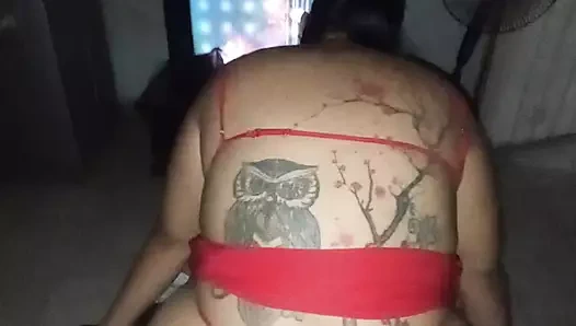 Latin Kolombiyalı amatör çiftin zengin oturmaları