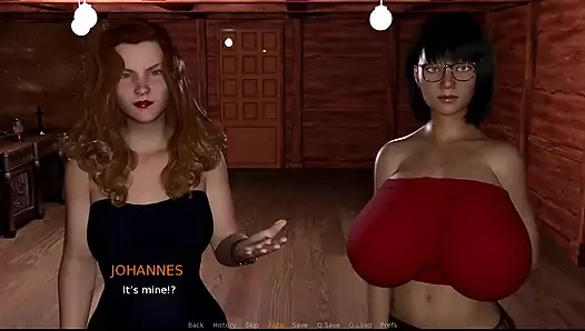 Bir peni için #2 - üvey kız kardeşler Emma ve Felicia anne onları izlerken birbirleriyle oynadılar