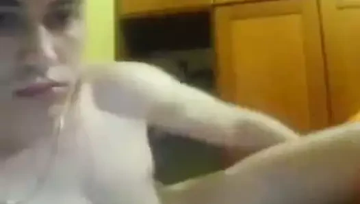 Arnavut adam üzerinde web kamerası