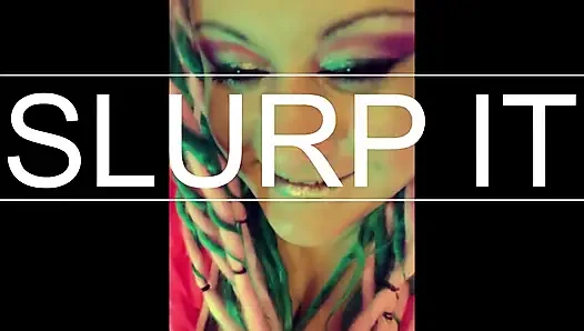 Aptal aptal kafalar için tanrıça Lana Cei looper ile mastürbasyon ve şaplak