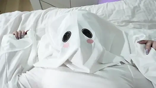 Ghost Sneaks Into Your Room to Drain All Your Cum